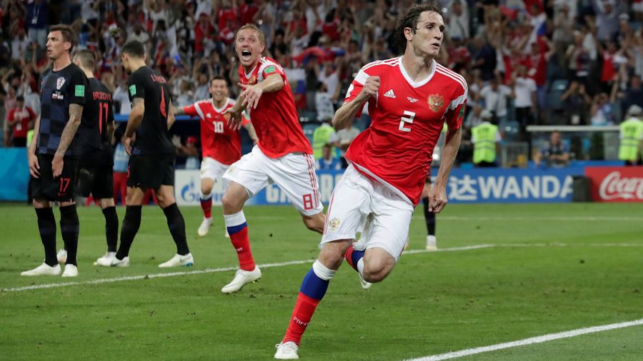Mario Fernandes! Rusia 2-2 Kroasia