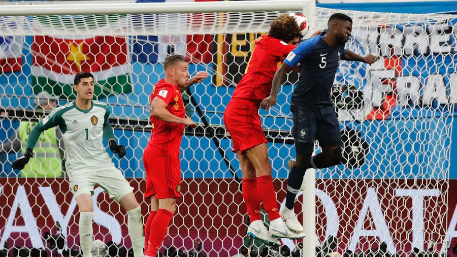 Gol Samuel Umtiti! Prancis 1-0 Belgia