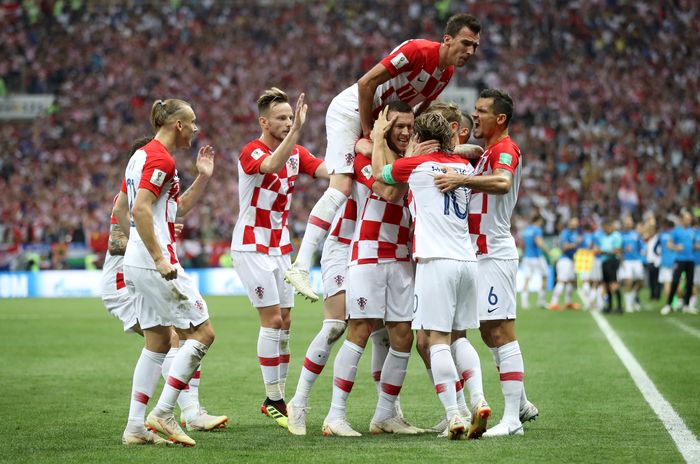 Tendangan Perisic Gol! Prancis 1-1 Kroasia