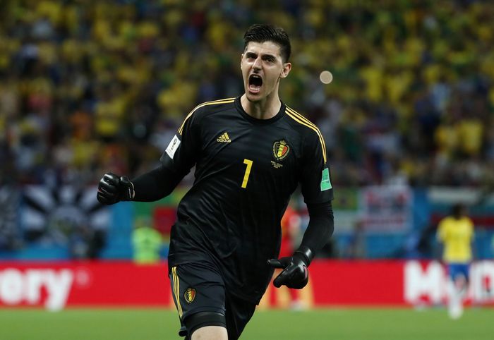 Aksi Kiper Terbaik Piala Dunia 2018, Thibaut Courtois
