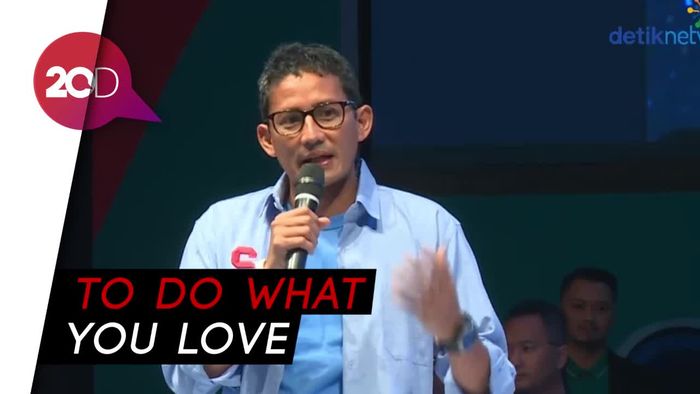 Sandi Jelaskan Arti Passion dalam Bekerja di Bandung Yes 2019