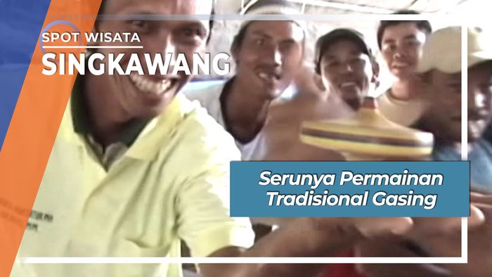 Serunya Permainan Tradisional Gasing, Singkawang
