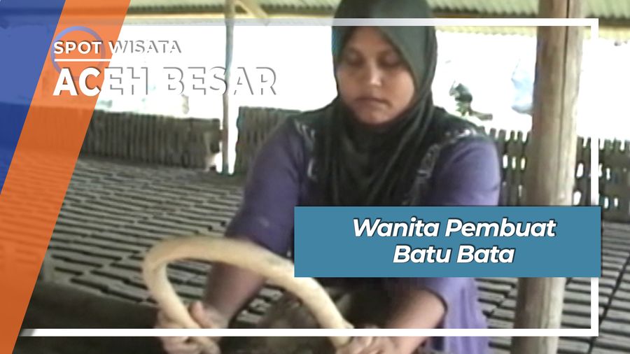  Wanita Pembuat Batu Bata, Aceh Besar