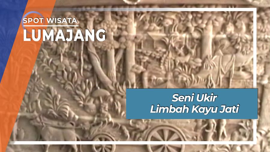 Seni Ukir Limbah Kayu Jati, Lumajang