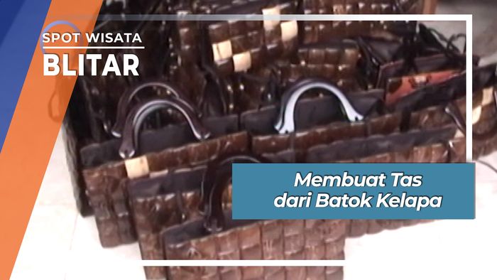 Membuat Tas dari Batok Kelapa, Blitar