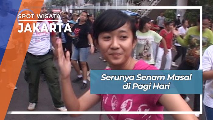 Serunya Senam Masal di Pagi Hari, Jakarta