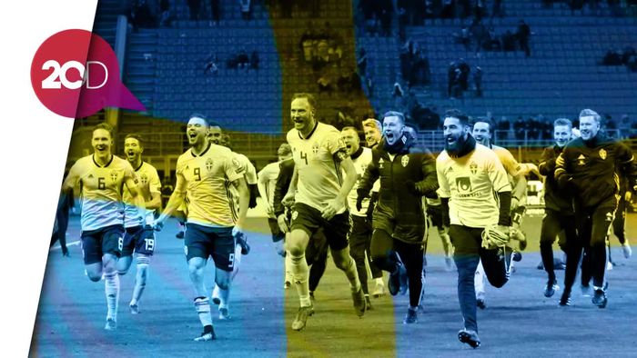 Inilah Timnas Swedia, Pengubur Mimpi Italia