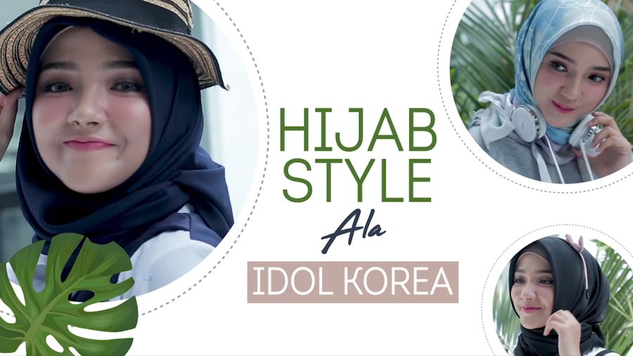 Intip Hijab Style Korea ala Ayu Indriati