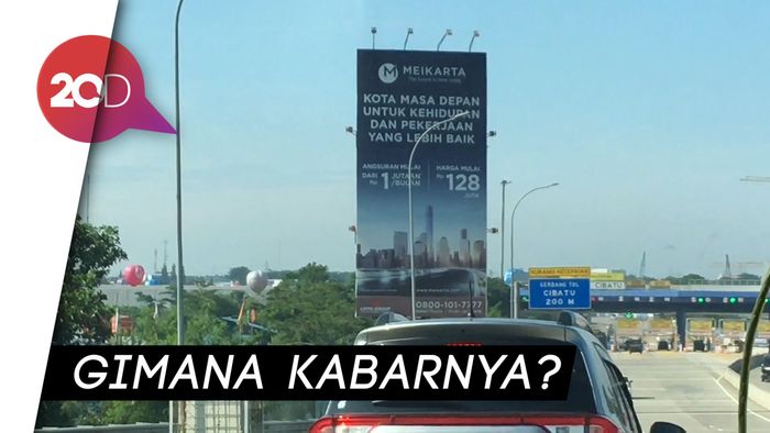 Telusuri Meikarta dari Jakarta