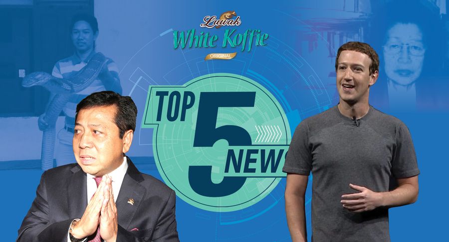 Zuckerberg Bicara Soal Data Bocor, Novanto Seret Puan & Pramono
