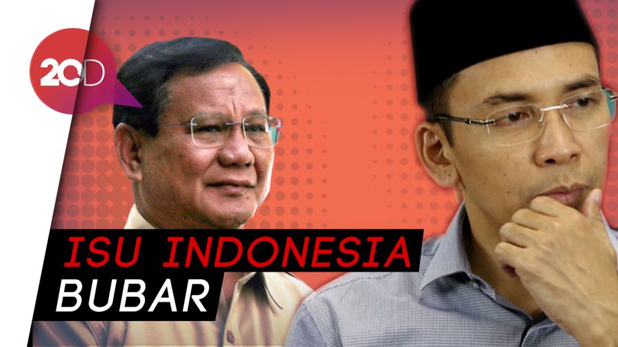 Prabowo Sebut Indonesia Bubar 2030, Ini Pendapat TGB