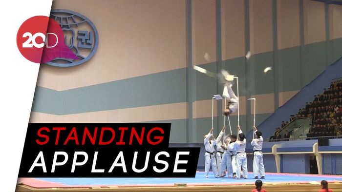 Giliran Aksi Atlet Taekwondo Korsel Memukau Warga Korut
