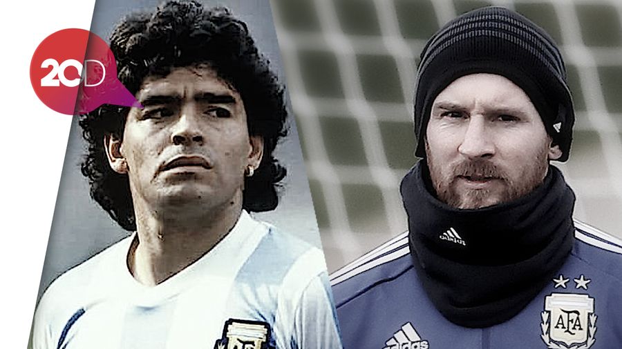 Maradona Vs Messi, Lihat Videonya!