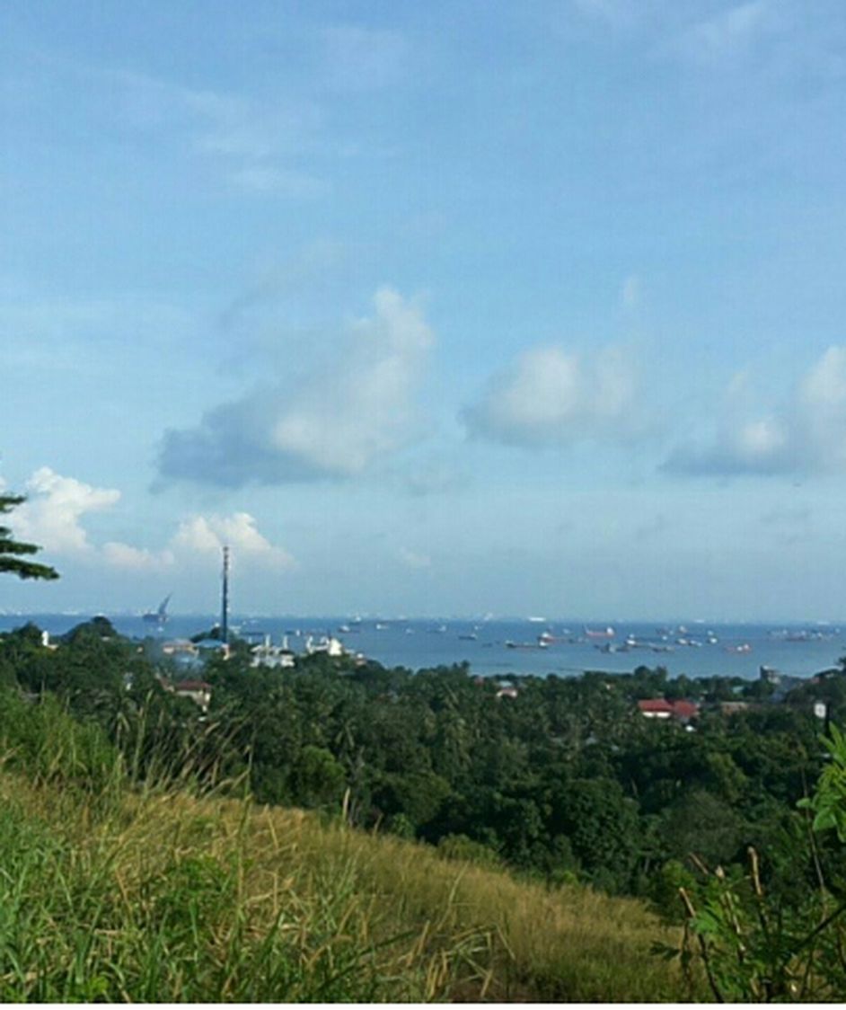 Singapura Terlihat Dari Bukit Tanjung Uma Batam Wisata