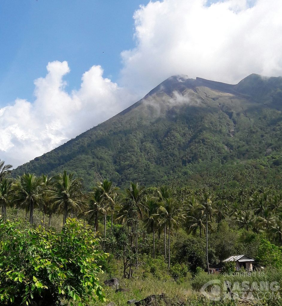 Pemandangan Gunung Gamalama Ternate Di Sore Hari Wisata