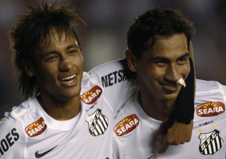 Neymar, Ganso (REUTERS)