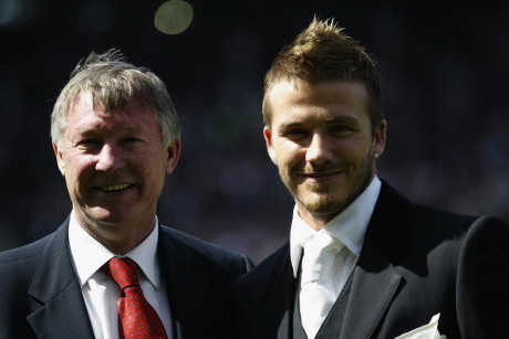 Alex Ferguson & David Beckham (Gary M. Prior/Getty Images)