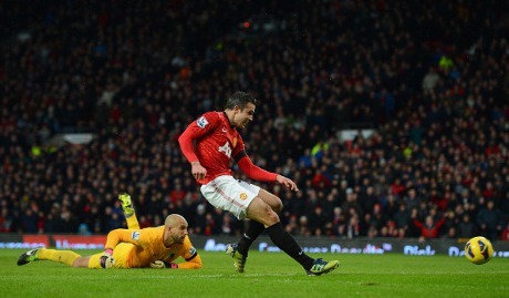 MU vs Everton 10 Februari 2013 (Getty Images/Shaun Botterill)