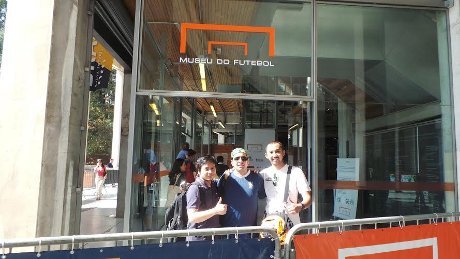 (detikSport di depan Museum Sepakbola Sao Paulo)