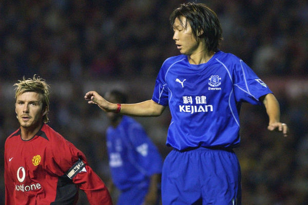 Pemain China Li Tie saat berkostum Everton (Getty Images)