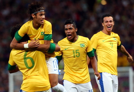 Brasil di Olimpade 2012 (Getty Images/Stanley Chou)