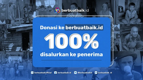 Donasi 100% Tanpa Potongan