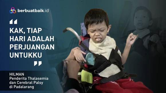 Anak Penjahit Berjuang Bersama Ibu Hadapi Thalasemia dan Cerebral Palsy