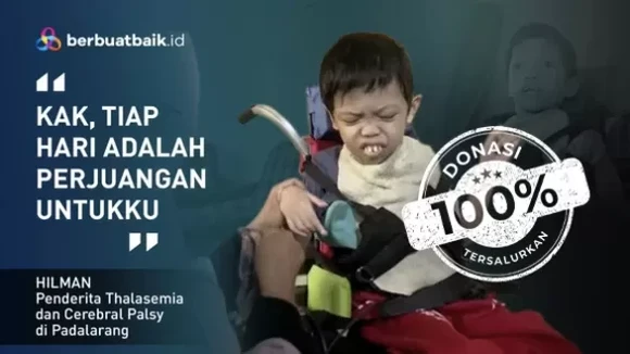 Anak Penjahit Berjuang Bersama Ibu Hadapi Thalasemia dan Cerebral Palsy