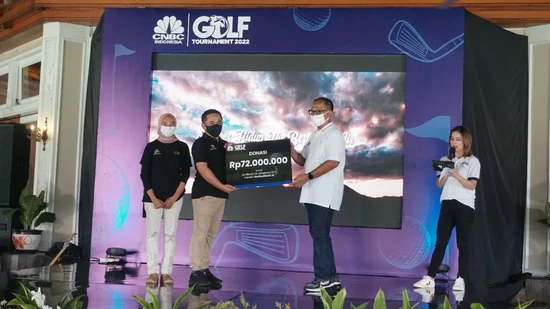 CNBC Golf Tournament Jadi Berkah untuk Lelogama yang Kesulitan Air