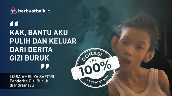 Derita Anak Buruh Bangunan, Tubuh Hanya Terbaring Lemas dan Kurus Diberi Makan Air Tajin