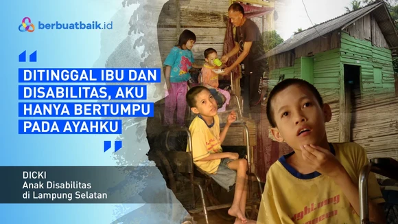 Di Rumah Reyot Berkursi Roda, Dicki Sandarkan Hidup pada Ayah Petani Jagung
