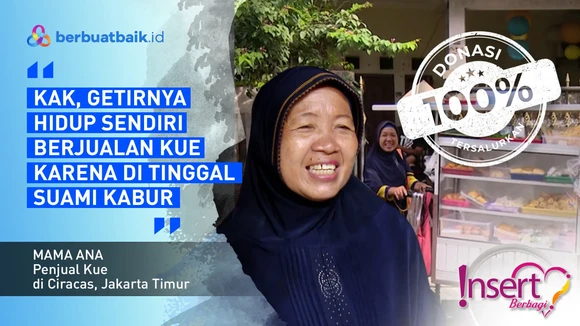 Ditinggalkan Suami, Tertatih Mama Ana Berjualan Kue untuk Hidupi Diri