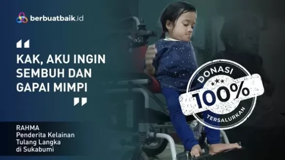 Hadapi Penyakit Tulang Kaca, Anak Guru Honorer Punya Mimpi Jadi Dokter