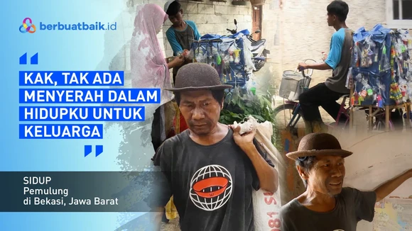 Hidup Redup Sidup, Pemulung yang Dijangkiti Kusta Bertahan demi Keluarga