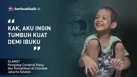 Ibu Buruh Cuci Hidupi Anak Cerebral Palsy dan Kelainan Jantung Seorang Diri