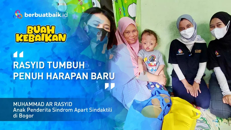 Kesehatan Membaik, Rasyid Siap Duduk di Bangku Sekolah