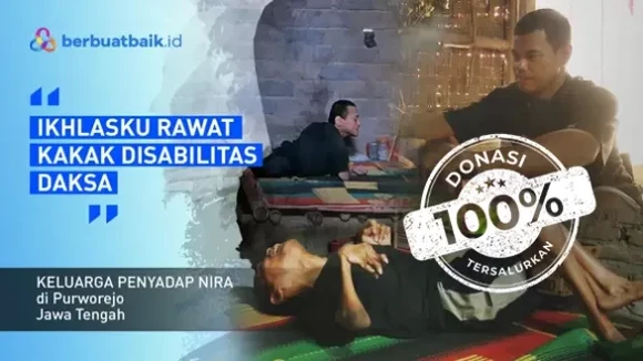 Kisah Keluarga Penyadap Nira: Tak Henti Bekerja Guna Rawat Kakak Disabilitas