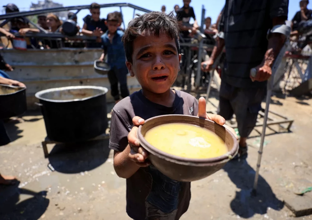 Lebih Buruk dari Teror, 900 Ribu Anak Gaza Kelaparan
