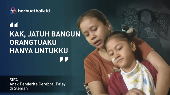 Perjuangan Anak Semata Wayang Petugas Kebersihan Alami Cerebral Palsy