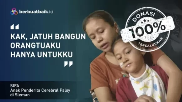 Perjuangan Anak Semata Wayang Petugas Kebersihan Alami Cerebral Palsy