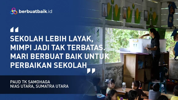 Perjuangan untuk Pendidikan Usia Dini, meski Bangunan dan Fasilitas Seadanya