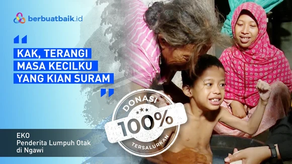 Pernah Diikat karena Sering Berguling ke Jalan, Anak Lumpuh Otak Ini Tengah Berjuang Sembuh