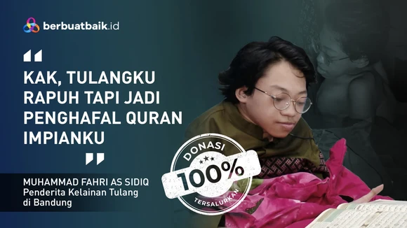 Pilu Remaja Penghapal Alquran Alami Kelainan Tulang yang Mudah Patah