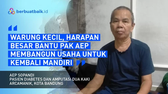 Setelah Kehilangan Kaki, Semoga Pak Aep Tak Kehilangan Harapan