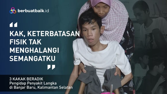 Tegarnya 3 Anak Buruh Cuci, Derita Penyakit Langka Hingga Lemah Tak Berdaya