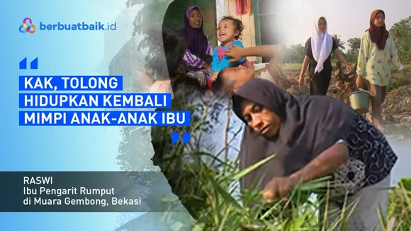 Terseok-seok Ibu Buruh Tani Ini Hidupi 7 Orang Anak dengan Kaki Tak Sempurna