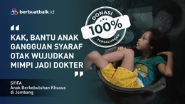 Alami Gangguan Syaraf Otak, Anak Penjual Gerabah Punya Mimpi Jadi Dokter Gigi