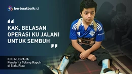 Alami Kerapuhan Tulang, Kiki Jalani 16 Kali Operasi Sejak Balita