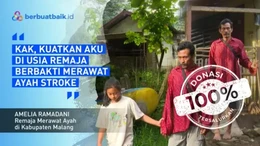 Amel Setegar Karang, Perjuangan Remaja Rawat Ayah Seorang Diri