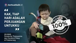 Anak Penjahit Berjuang Bersama Ibu Hadapi Thalasemia dan Cerebral Palsy